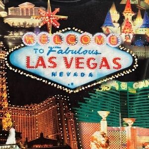 LAS Vegas Beaded Top size Small